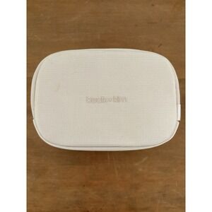 Beats x Kim Kardashian Beige Headphone Case + Charging Cable Fabric Zipper